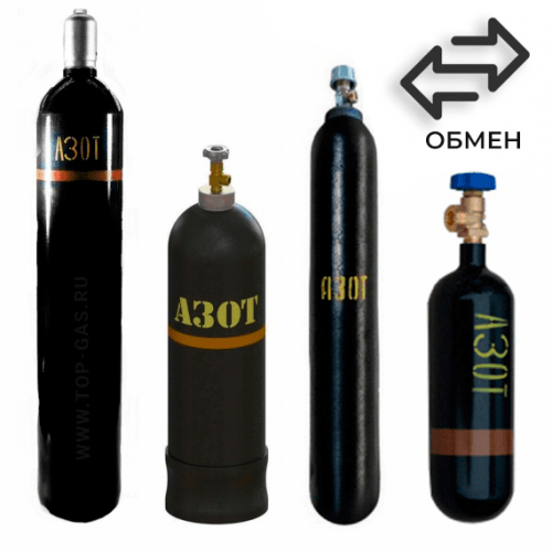 Обмен азотных баллонов в Серпухове